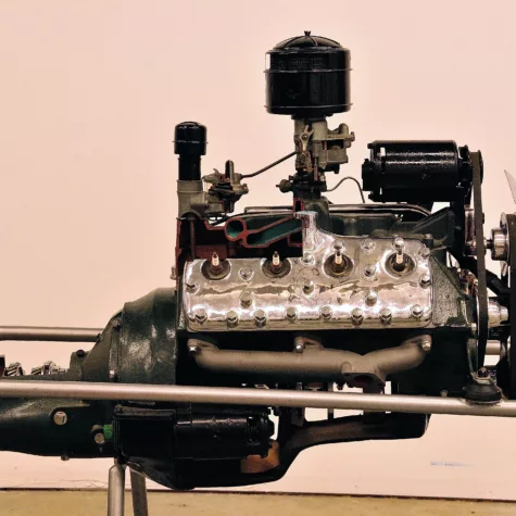 1937 Ford V-8 85 Cutaway Engine