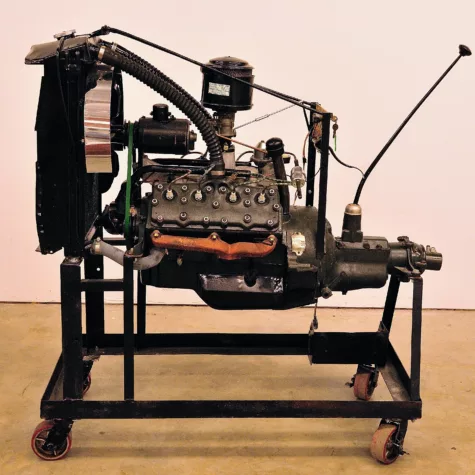 1940 Ford V-8 Engine on Stand