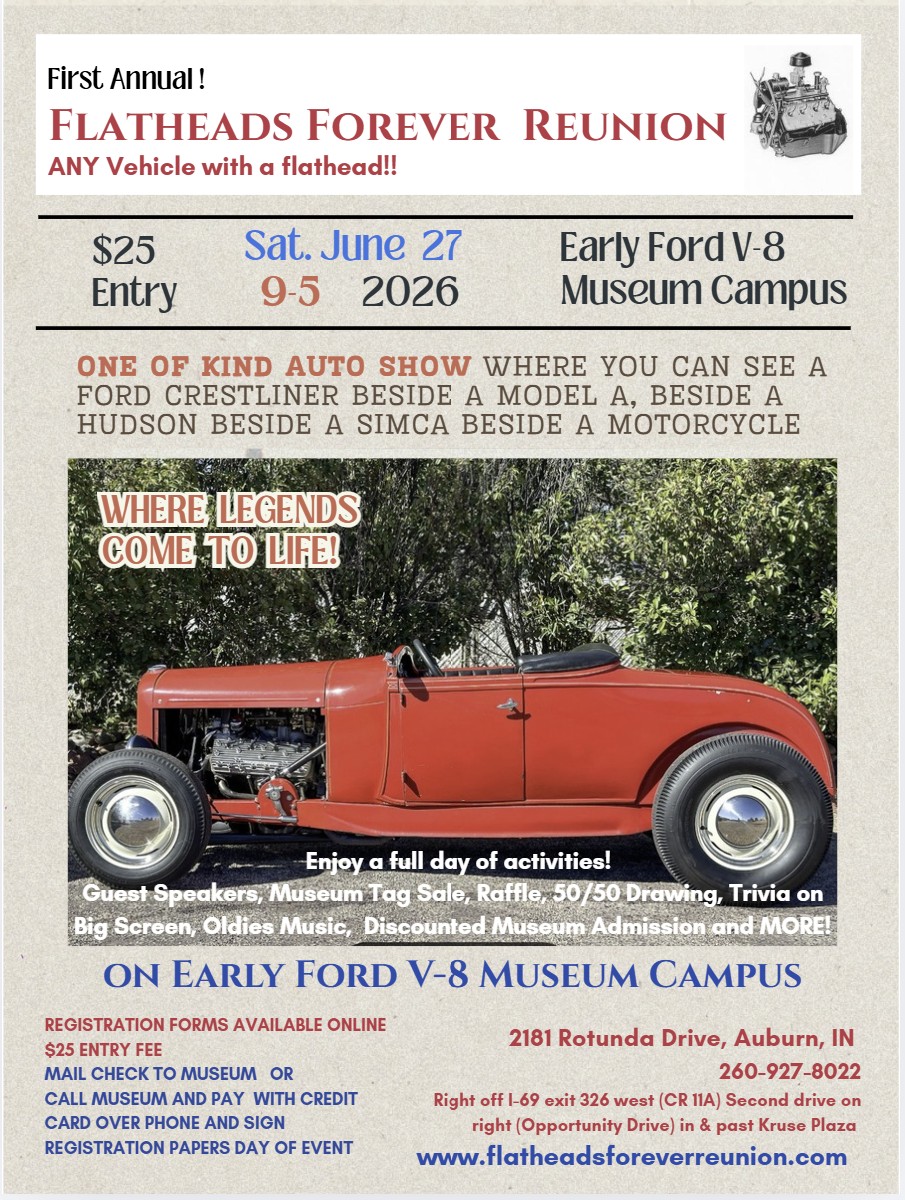 Flatheads Forever Reunion Event Sat. June 27 