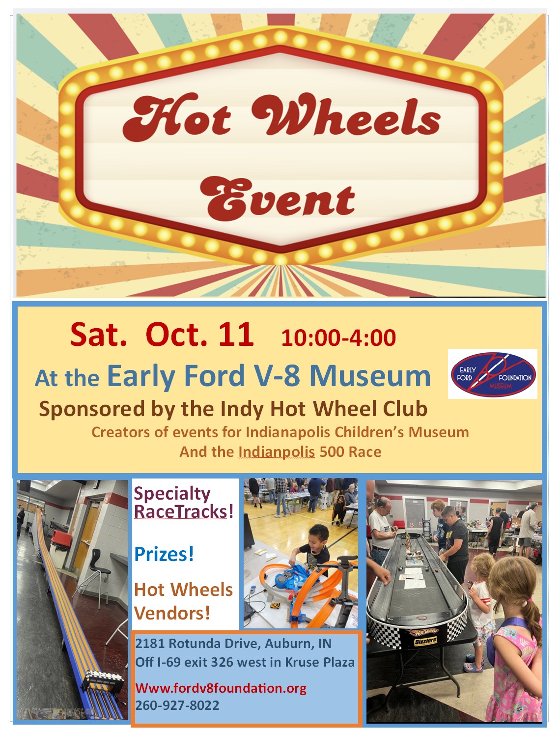 Hot Wheels Races for Kids! Sat. Oct. 11