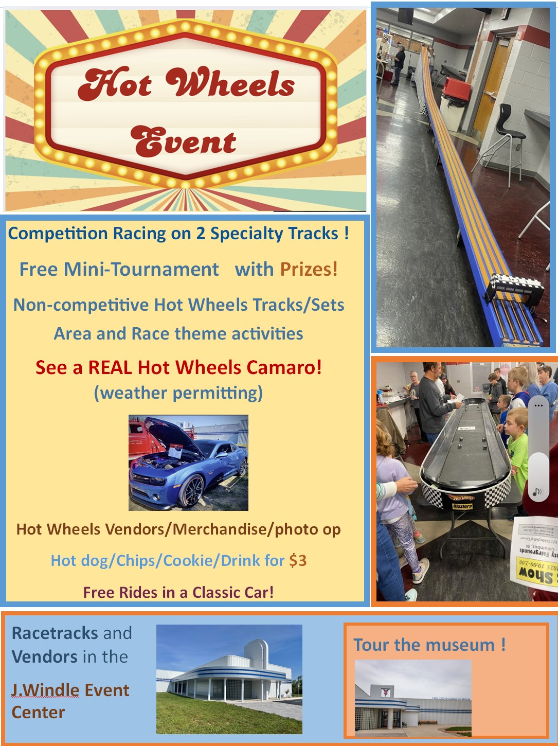 Hot Wheels Races for Kids! Sat. Oct. 11 