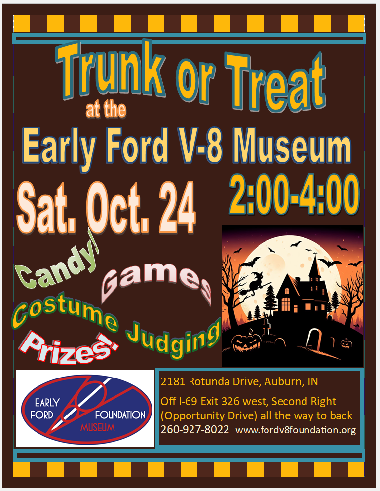 Trunk or Treat Free Event Oct. 24 